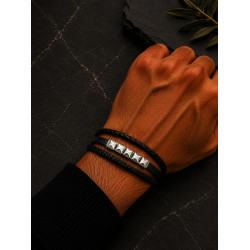 Silver Armor Bracelet