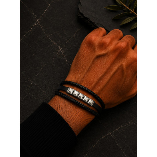 Silver Armor Bracelet