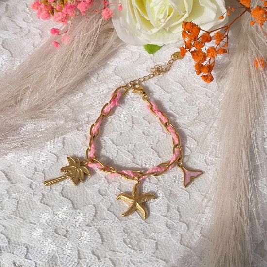 EVAMON  DILA  BOHO PINK BRACELET 