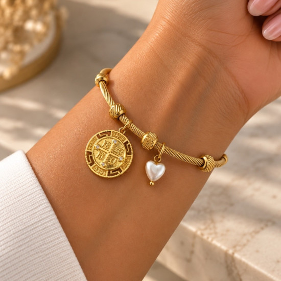EVAMON Byzantine Charm Bracelet