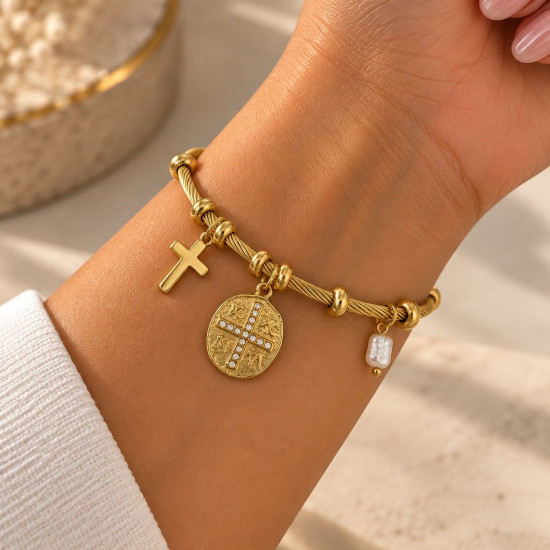 EVAMON Byzantine Faith Bracelet