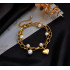 EVAMON   HEART PEARL BRACELET
