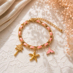 EVAMON  DILA  BOHO PINK BRACELET 