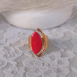 EVAMON  RED MOONLIGHT RING
