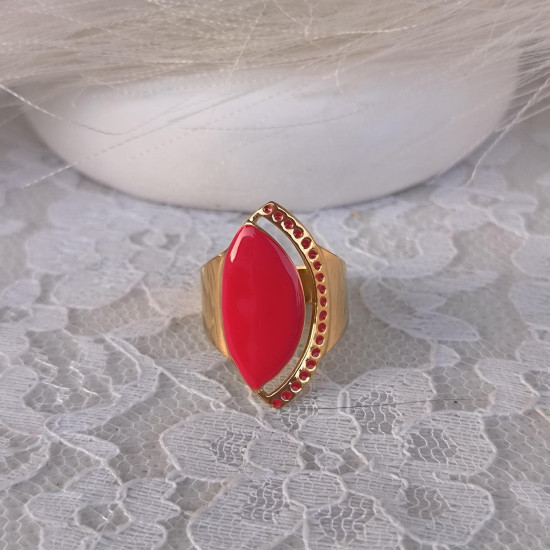 EVAMON  RED MOONLIGHT RING