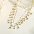 EVAMON ZADIG PETROL NECKLACE 