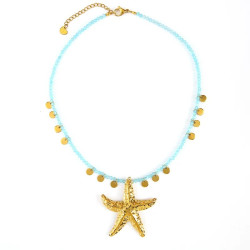 EVAMON  BLUE SUMMER NECKLACE