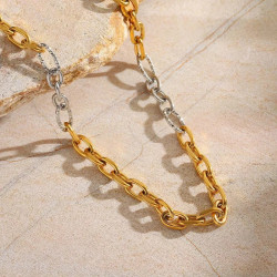 EVAMON  DOUBLE COLOR NECKLACE 