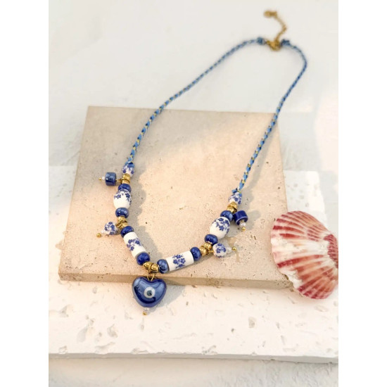 EVAMON  BLUEE SUMMER HARD NECKLACE