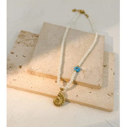 EVAMON  EYE PERLITA BOHO  NECKLACE