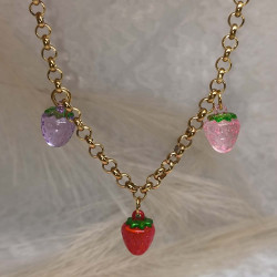 EVAMON  FRAULITA RED NECKLACE