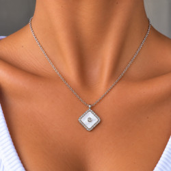 EVAMON  LUNARIA PEARL NECKLACE