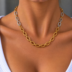 EVAMON  DOUBLE COLOR NECKLACE 