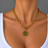 EVAMON  SOLARIS MEDALLION NECKLACE