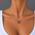 EVAMON  ROMAN CIRCLE NECKLACE