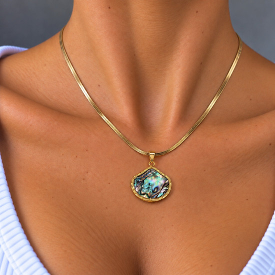 EVAMON  MERMAID SHELL NECKLACE 