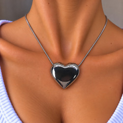 EVAMON CLOVIΕ  HEART NECKLACE 