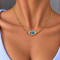 EVAMON BLUE EYE NECKLACE