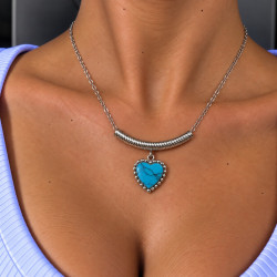 EVAMON  JELLA BLUE NECKLACE 