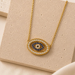 EVAMON  BLUE SUMMER NECK