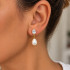 Crystal Pearl Earrings